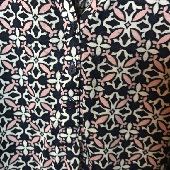 H&M Blue Long Sleeve Blouse with V-Neck - Picture 3 of 3